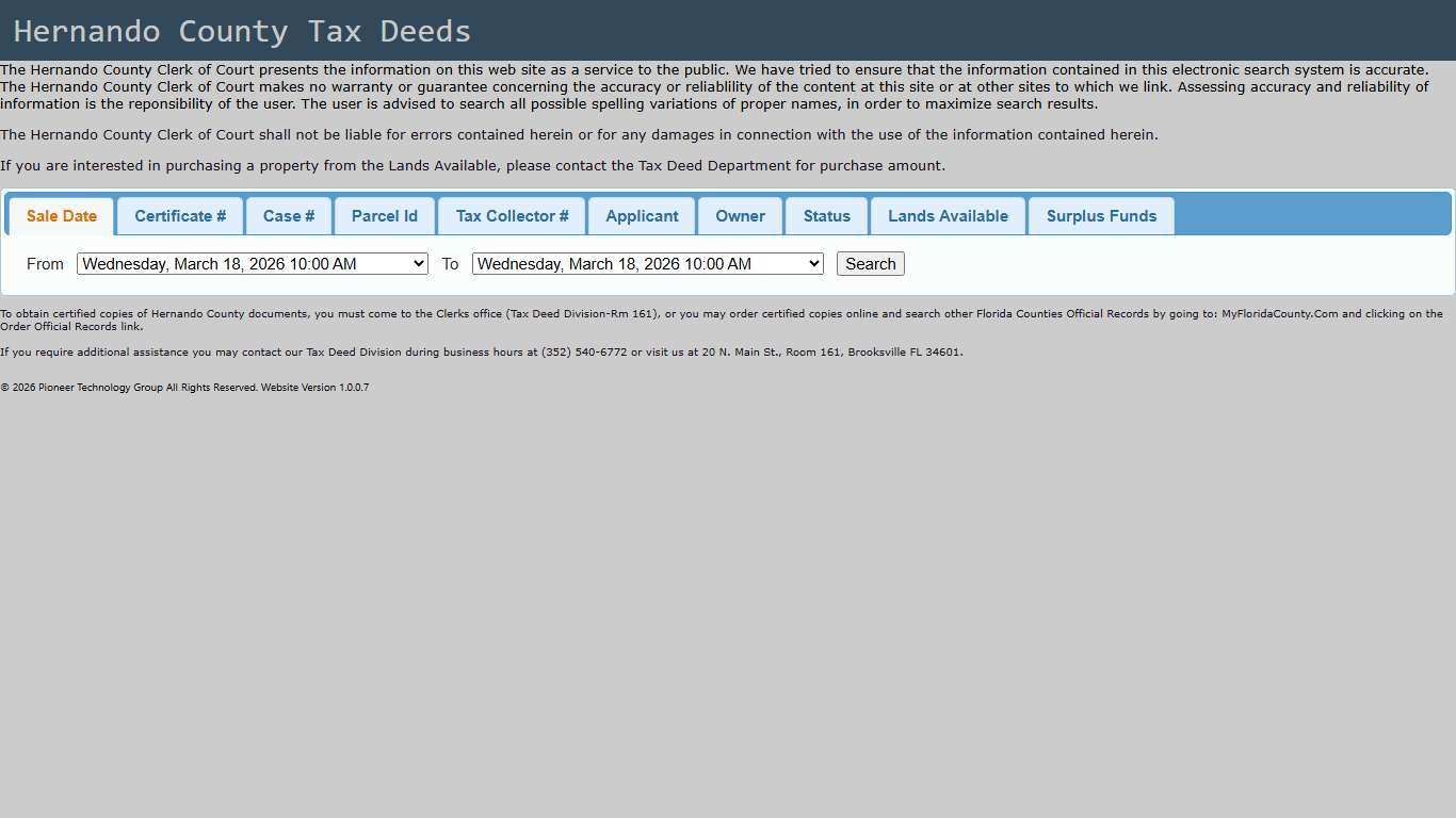 Tax Deed - Tax Deed